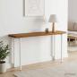 Preview: ARDEBO.de - Rechteckige Tischplatte 110 x 30 x 3 cm Rechteckig
