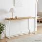 Preview: ARDEBO.de - Rechteckige Tischplatte 130 x 30 x 3 cm Rechteckig