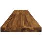 Preview: Rechteckige Tischplatte 90 x 50 x 3,5 cm Rechtwinklig Natur