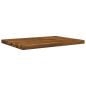 Preview: Rechteckige Tischplatte 90 x 50 x 3,5 cm Rechtwinklig Natur
