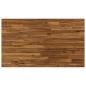 Preview: ARDEBO.de - Rechteckige Tischplatte 90 x 50 x 3,5 cm Rechtwinklig Natur
