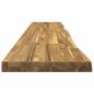 Preview: Rechteckige Tischplatte 140 x 20 x 3 cm Rechteckig
