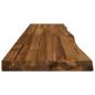 Preview: Rechteckige Tischplatte 130 x 30 x 3 cm Rechteckig