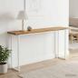 Preview: ARDEBO.de - Rechteckige Tischplatte 140 x 30 x 3 cm Rechteckig