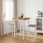 Preview: ARDEBO.de - Rechteckige Tischplatte 90 x 40 x 3 cm Rechteckig