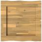 Preview: Rechteckige Tischplatte 50 x 50 x 3 cm Quadratisch