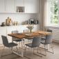 Preview: ARDEBO.de - Tischplatte mit Live Edge 110 x 60 x 3,2 cm Rechteckig