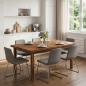 Preview: ARDEBO.de - Rechteckige Tischplatte 120 x 60 x 3,2 cm Rechteckig