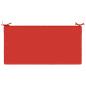 Preview: Sitzkissen SOEST 100 % Polyester Rot 120 x 80 x 15 cm