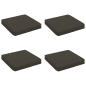 Preview: ARDEBO.de - 4-teilige Sitzkissen VUGHT 4 pcs 100 % Polyester Anthrazit