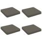 Preview: ARDEBO.de - 4-teilige Sitzkissen VUGHT 4 pcs 100 % Polyester Grau