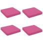 Preview: 4-teilige Sitzkissen VUGHT 4 pcs 100 % Polyester Rosa