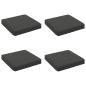 Preview: ARDEBO.de - 4-teilige Sitzkissen VUGHT 4 pcs 100 % Polyester Anthrazit