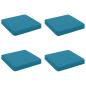Preview: 4-teilige Sitzkissen VUGHT 4 pcs 100 % Polyester Himmelblau