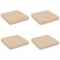 Preview: 4-teilige Sitzkissen VUGHT 4 pcs 100 % Polyester Creme