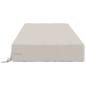 Preview: Sitzkissen SOEST 100 % Polyester Weiß 120 x 60 x 15 cm
