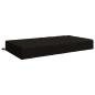 Preview: Sitzkissen SOEST 100 % Polyester Schwarz 120 x 60 x 15 cm