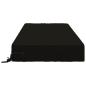 Preview: Sitzkissen SOEST 100 % Polyester Schwarz 120 x 60 x 15 cm