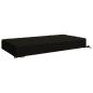 Preview: Sitzkissen SOEST 100 % Polyester Schwarz 120 x 60 x 15 cm
