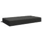 Preview: Sitzkissen SOEST 100 % Polyester Anthrazit 120 x 60 x 15 cm