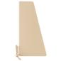 Preview: Rückenkissen SOEST 100 % Polyester Creme 120 x 20 x 40 cm
