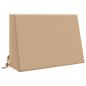 Preview: Rückenkissen SOEST 100 % Polyester Sand 60 x 20 x 40 cm