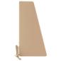 Preview: Rückenkissen SOEST 100 % Polyester Sand 60 x 20 x 40 cm