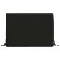 Preview: Rückenkissen SOEST 100 % Polyester Schwarz 60 x 20 x 40 cm
