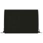 Preview: Rückenkissen SOEST 100 % Polyester Schwarz 60 x 20 x 40 cm