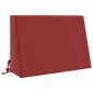 Preview: R Rückenkissen SOEST 100 % Polyester Weinrot 60 x 20 x 40 cm