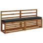 Preview: 1-teiliges Bankkissen VUGHT 100 % Polyester Anthrazit