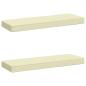 Preview: ARDEBO.de - 2-teilige Bankkissen VUGHT 2 pcs 100 % Polyester Creme