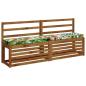 Preview: 2-teilige Bankkissen VUGHT 2 stk. 100 % Polyester Mehrfarbig
