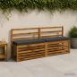 Preview: ARDEBO.de - 2-teilige Bankkissen VUGHT 2 pcs 100 % Polyester Anthrazit