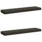 Preview: ARDEBO.de - 2-teilige Bankkissen VUGHT 2 pcs 100 % Polyester Anthrazit