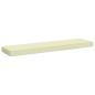 Preview: ARDEBO.de - 1-teiliges Bankkissen VUGHT 100 % Polyester Creme