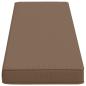 Preview: 1-teiliges Bankkissen VUGHT 100 % Polyester Taupe