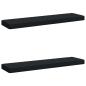 Preview: ARDEBO.de - 2-teilige Bankkissen VUGHT 2 pcs 100 % Polyester Dunkelblau