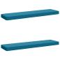 Preview: 2-teilige Bankkissen VUGHT 2 pcs 100 % Polyester Himmelblau