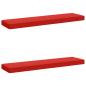 Preview: ARDEBO.de - 2-teilige Bankkissen VUGHT 2 pcs 100 % Polyester Rot