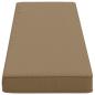 Preview: 1-teiliges Bankkissen VUGHT 100 % Polyester Taupe