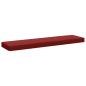 Preview: 1-teiliges Bankkissen VUGHT 100 % Polyester Weinrot