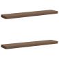 Preview: ARDEBO.de - 2-teilige Bankkissen VUGHT 2 pcs 100 % Polyester Taupe