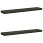 Preview: ARDEBO.de - 2-teilige Bankkissen VUGHT 2 pcs 100 % Polyester Anthrazit