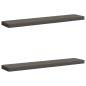 Preview: ARDEBO.de - 2-teilige Bankkissen VUGHT 2 pcs 100 % Polyester Grau
