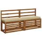 Preview: 2-teilige Bankkissen VUGHT 2 pcs 100 % Polyester Beige