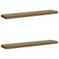 Preview: 2-teilige Bankkissen VUGHT 2 stk. 100 % Polyester Taupe