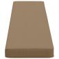 Preview: 2-teilige Bankkissen VUGHT 2 stk. 100 % Polyester Taupe