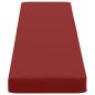 Preview: 1-teiliges Bankkissen VUGHT 100 % Polyester Weinrot