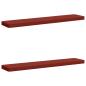 Preview: 2-teilige Bankkissen VUGHT 2 pcs 100 % Polyester Rot